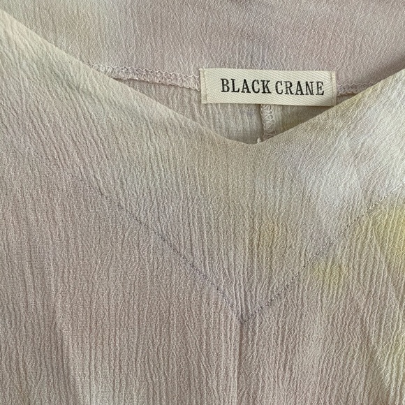 BLACK CRANE TIE-DYE DRESS - Picture 3 of 8